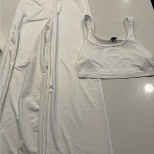 SHEIN White two piece set